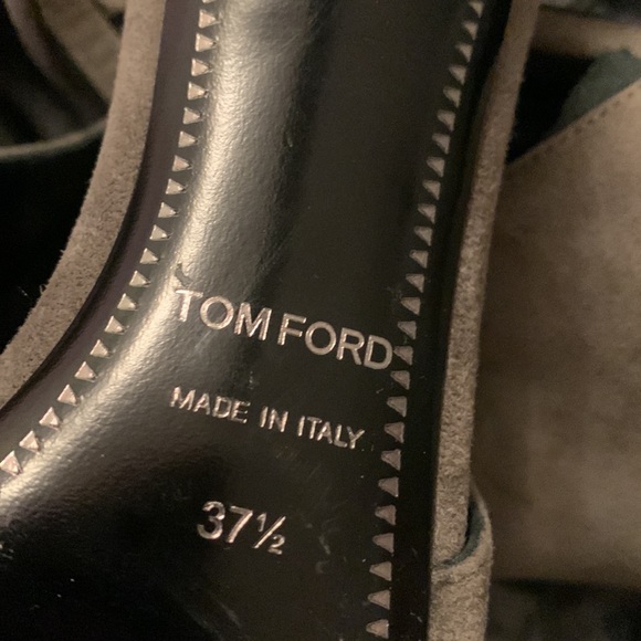 TOM FORD Graphite Heels, size 37,5 US 7, in original box with dust bags - Picture 9 of 9